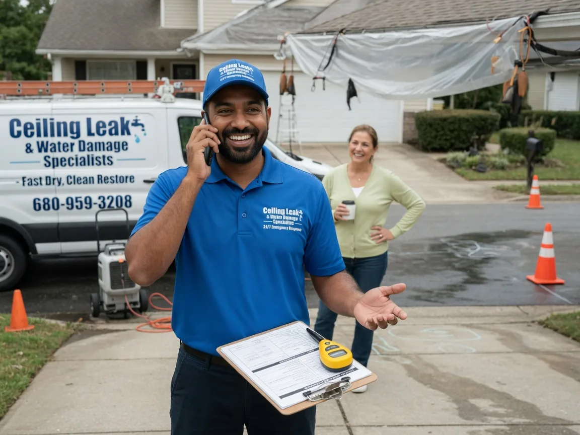 Ceiling Leak Cleanup Delhi, IA FAQs